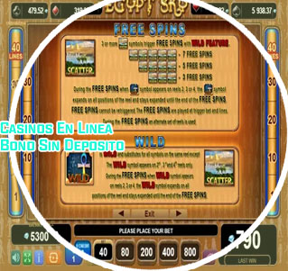 Casinos en linea bono sin depósito